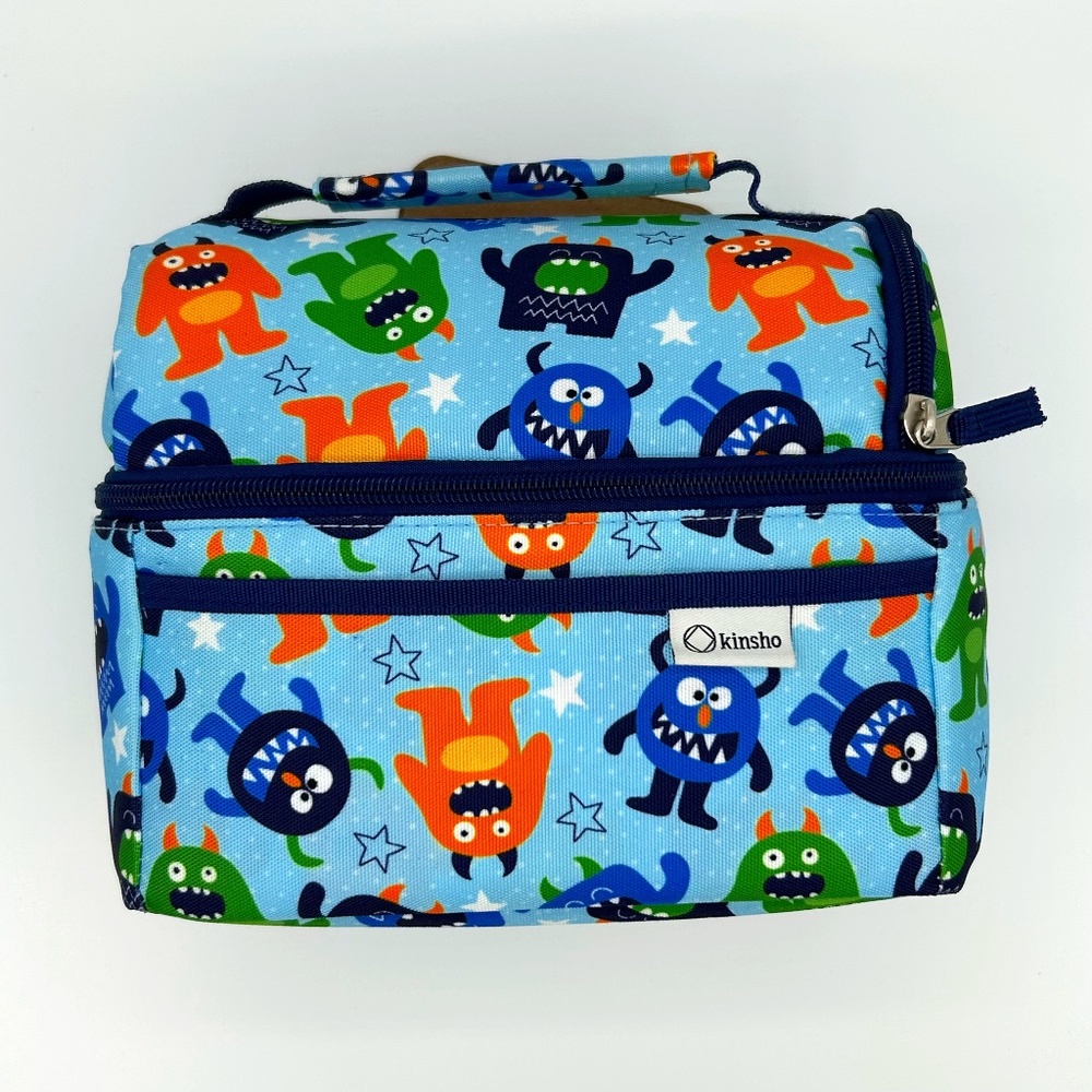 KINSHO Blue Monster LUNCH BAG - NWOT